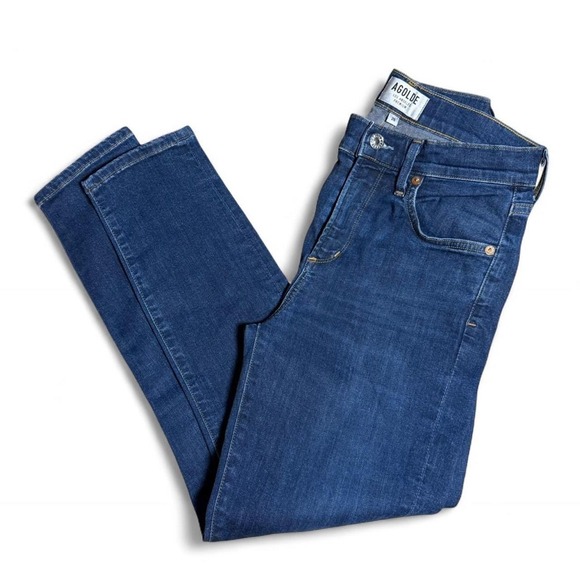 Agolde Denim - Agolde x Amour Vert Women's Size 28 High Waist Ankle Skinny Blue Jeans Excellent